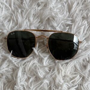 Ray-Ban Classic Gold Frame Sunglasses